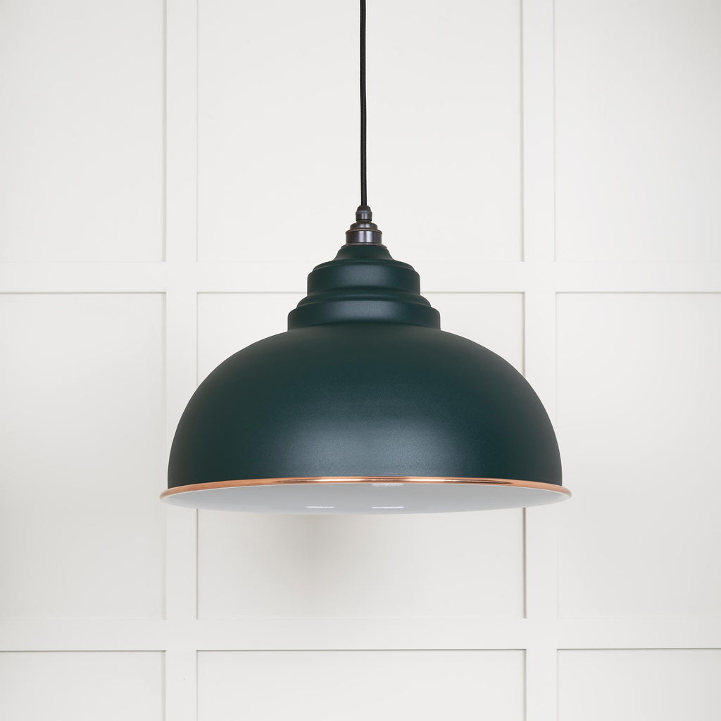 From The Anvil's Accent White Gloss Harborne Pendant