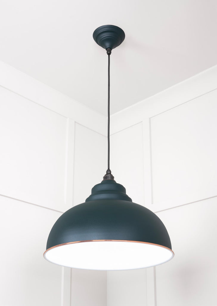 From The Anvil's Accent White Gloss Harborne Pendant