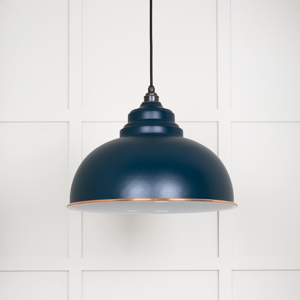 From The Anvil's Accent White Gloss Harborne Pendant