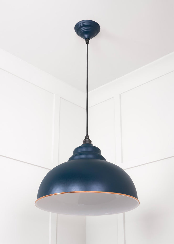 From The Anvil's Accent White Gloss Harborne Pendant