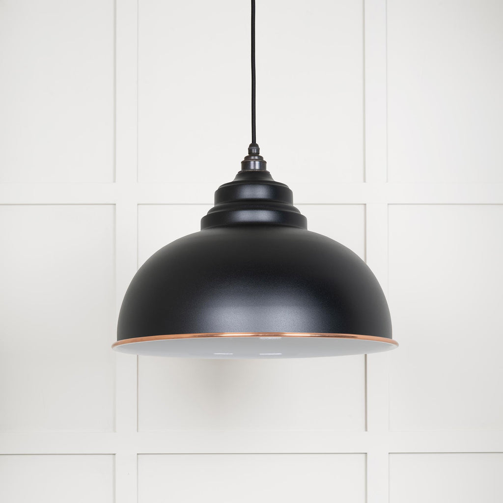 From The Anvil's Accent White Gloss Harborne Pendant