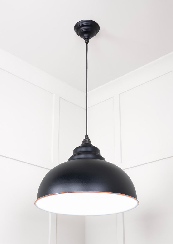 From The Anvil's Accent White Gloss Harborne Pendant