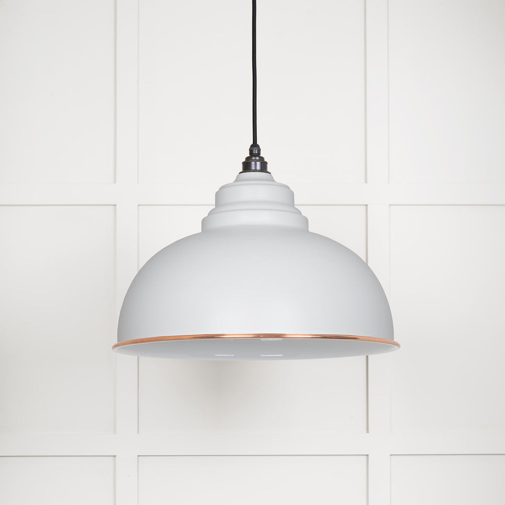 From The Anvil's Accent White Gloss Harborne Pendant