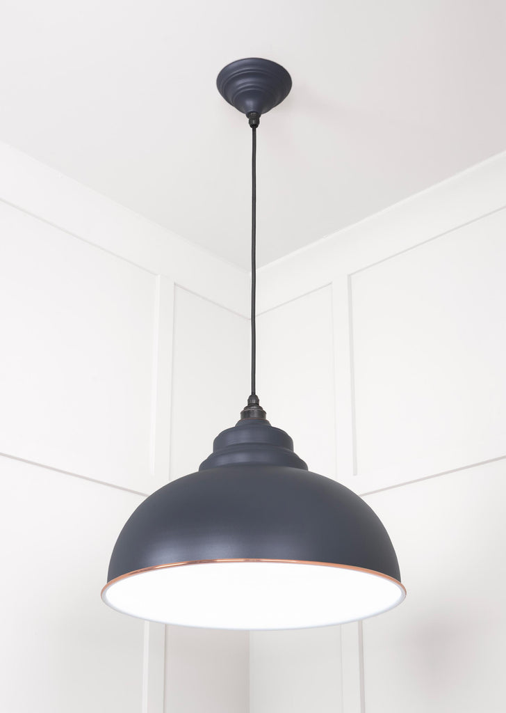 From The Anvil's Accent White Gloss Harborne Pendant