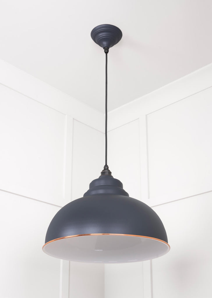 From The Anvil's Accent White Gloss Harborne Pendant