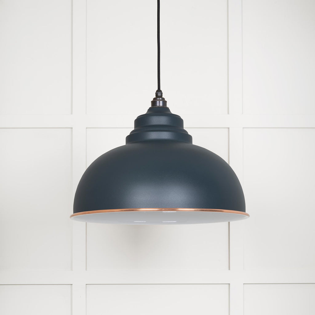 From The Anvil's Accent White Gloss Harborne Pendant