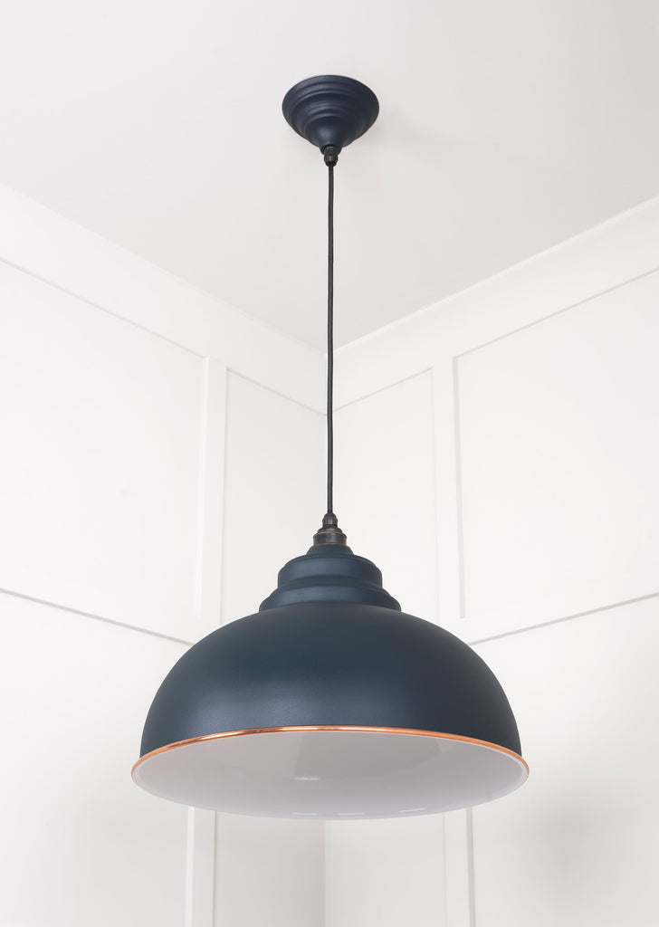 From The Anvil's Accent White Gloss Harborne Pendant