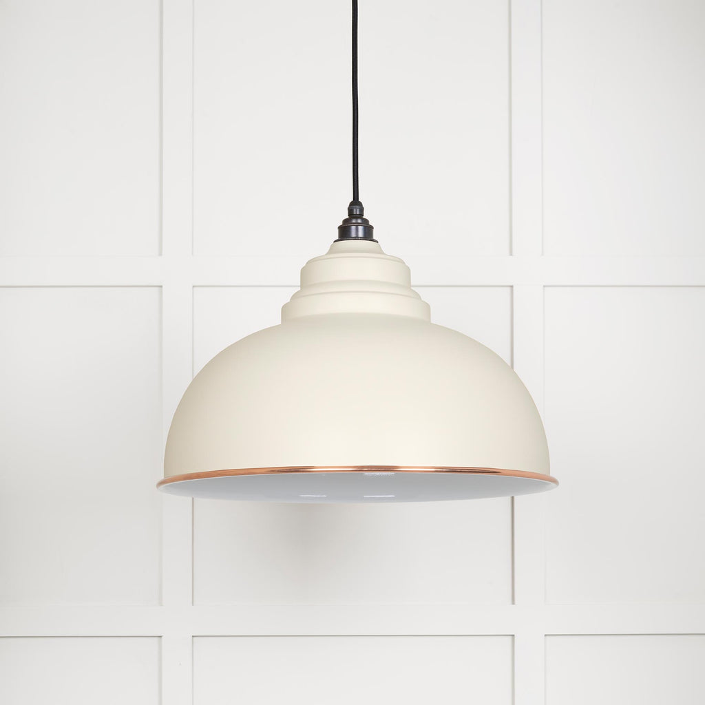 From The Anvil's Accent White Gloss Harborne Pendant