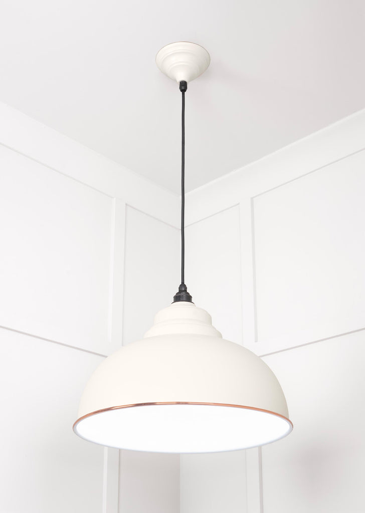 From The Anvil's Accent White Gloss Harborne Pendant