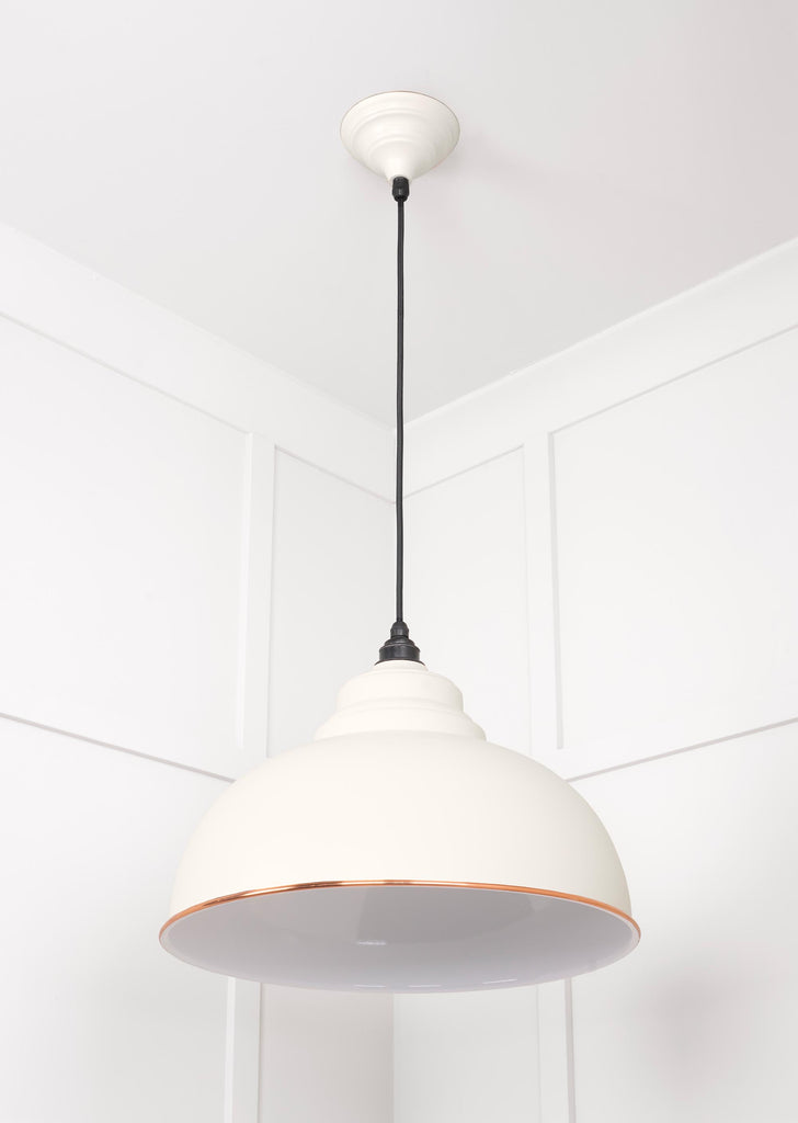 From The Anvil's Accent White Gloss Harborne Pendant