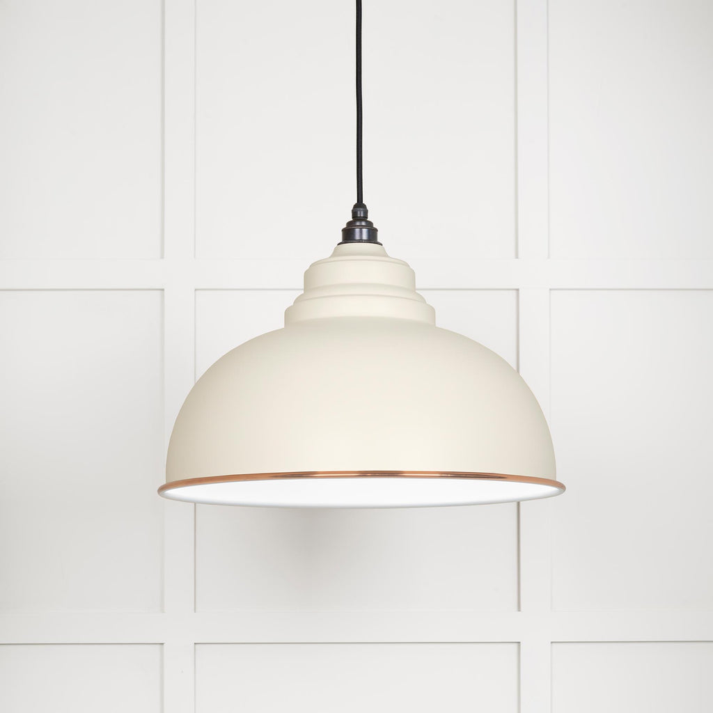 From The Anvil's Accent White Gloss Harborne Pendant