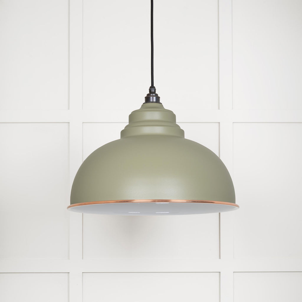 From The Anvil's Accent White Gloss Harborne Pendant