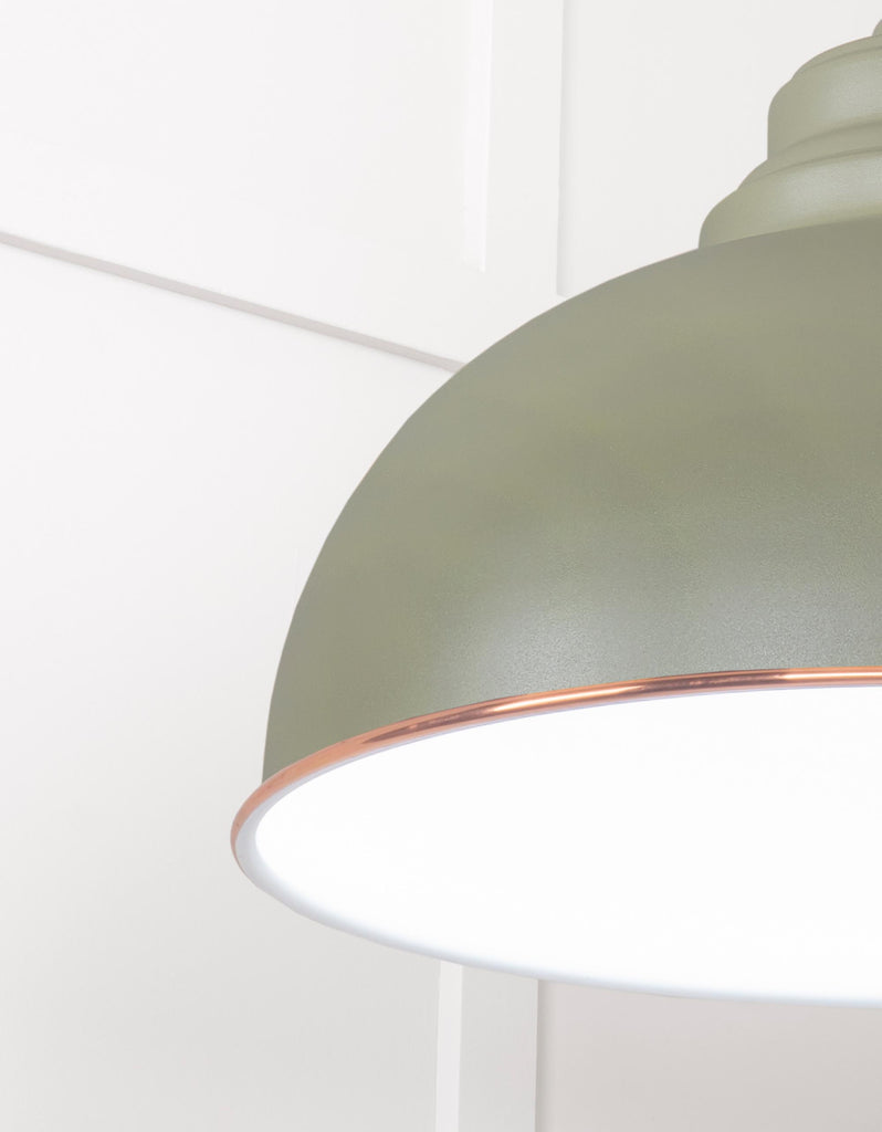 From The Anvil's Accent White Gloss Harborne Pendant