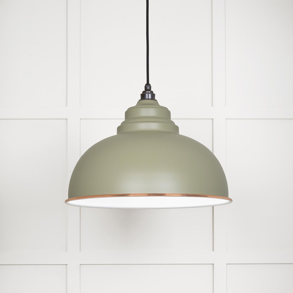 From The Anvil's Accent White Gloss Harborne Pendant