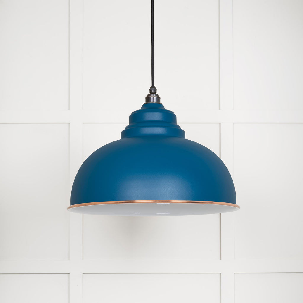 From The Anvil's Accent White Gloss Harborne Pendant