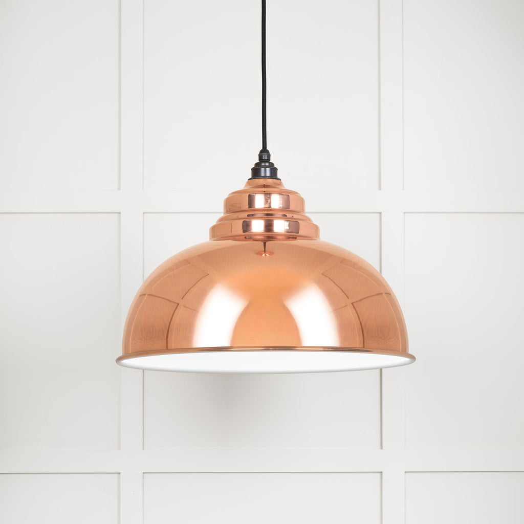 From The Anvil's Accent White Gloss Harborne Pendant