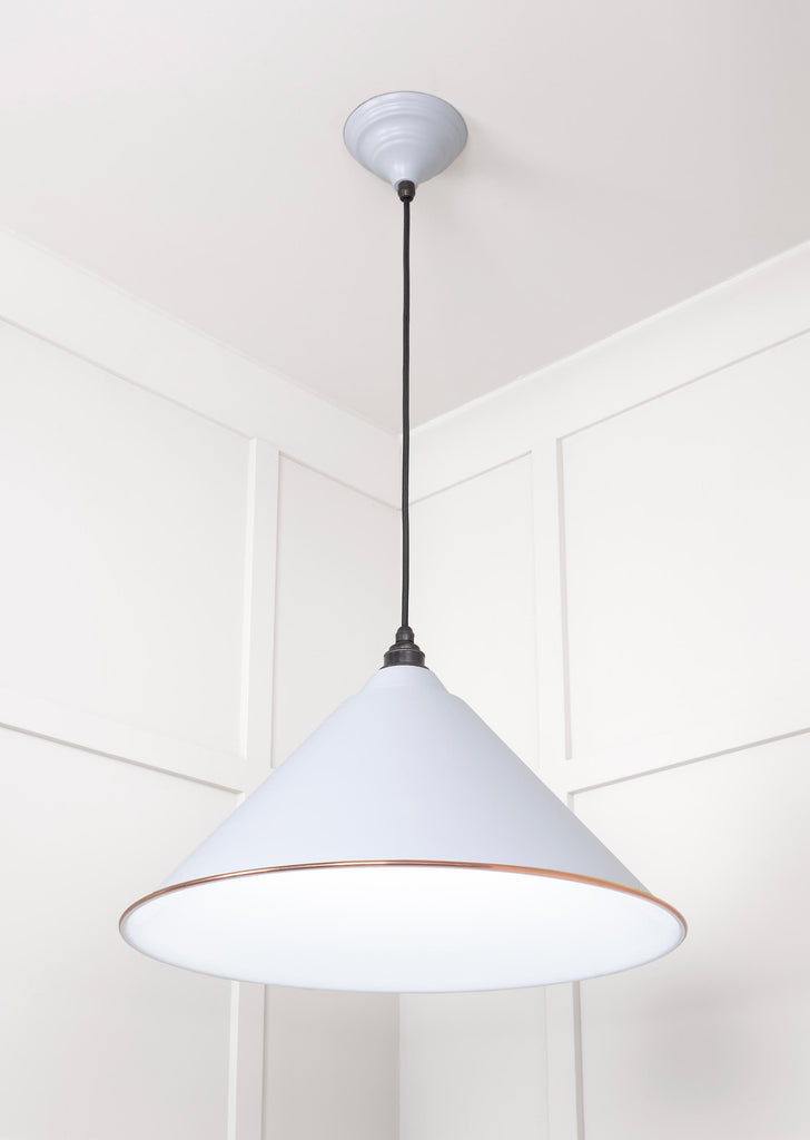 From The Anvil's Accent White Gloss Hockley Pendant