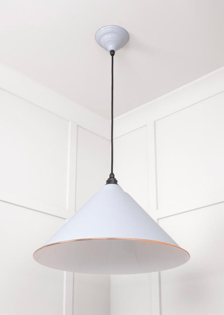 From The Anvil's Accent White Gloss Hockley Pendant