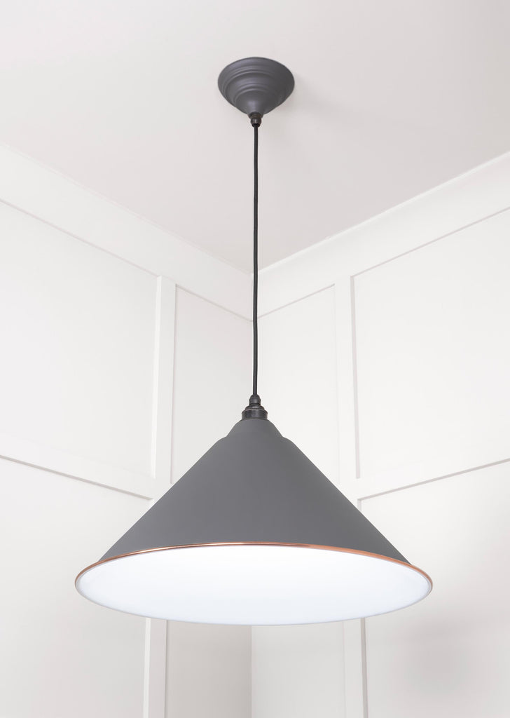 From The Anvil's Accent White Gloss Hockley Pendant