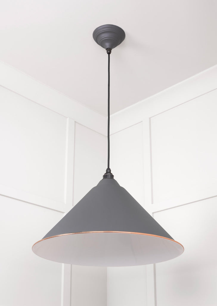 From The Anvil's Accent White Gloss Hockley Pendant