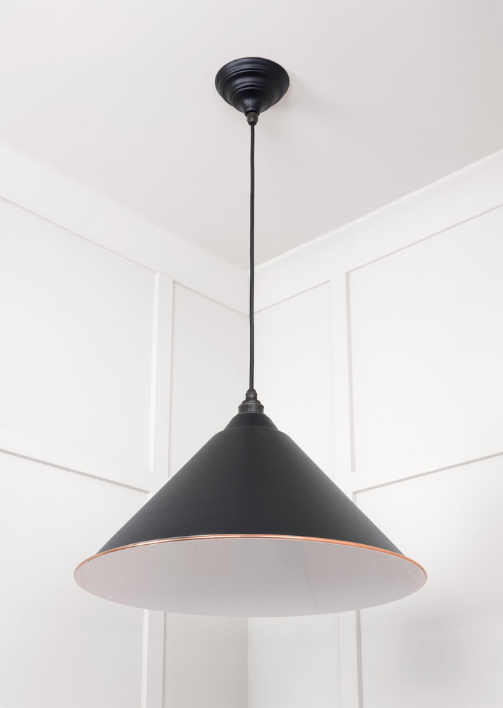 From The Anvil's Accent White Gloss Hockley Pendant