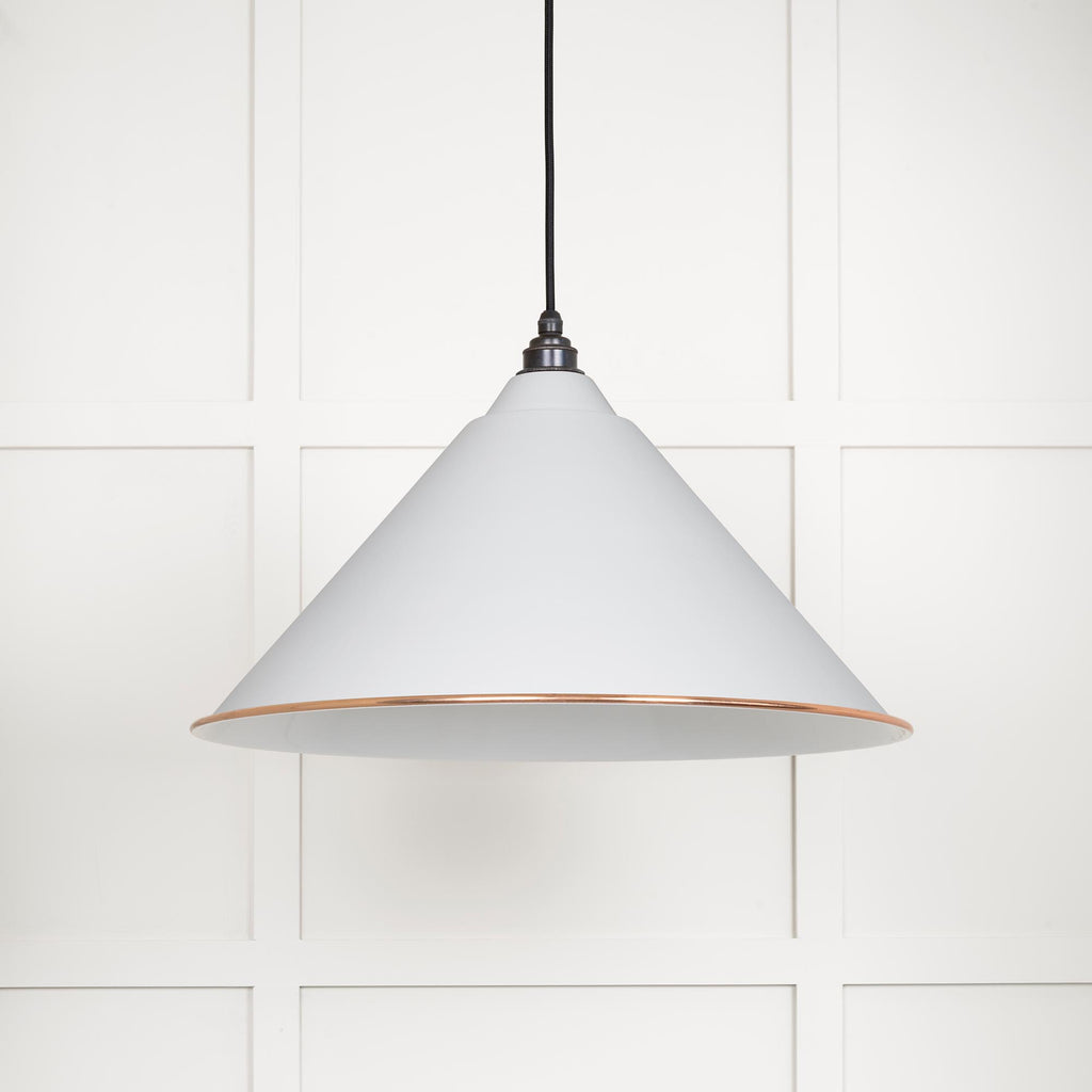 From The Anvil's Accent White Gloss Hockley Pendant