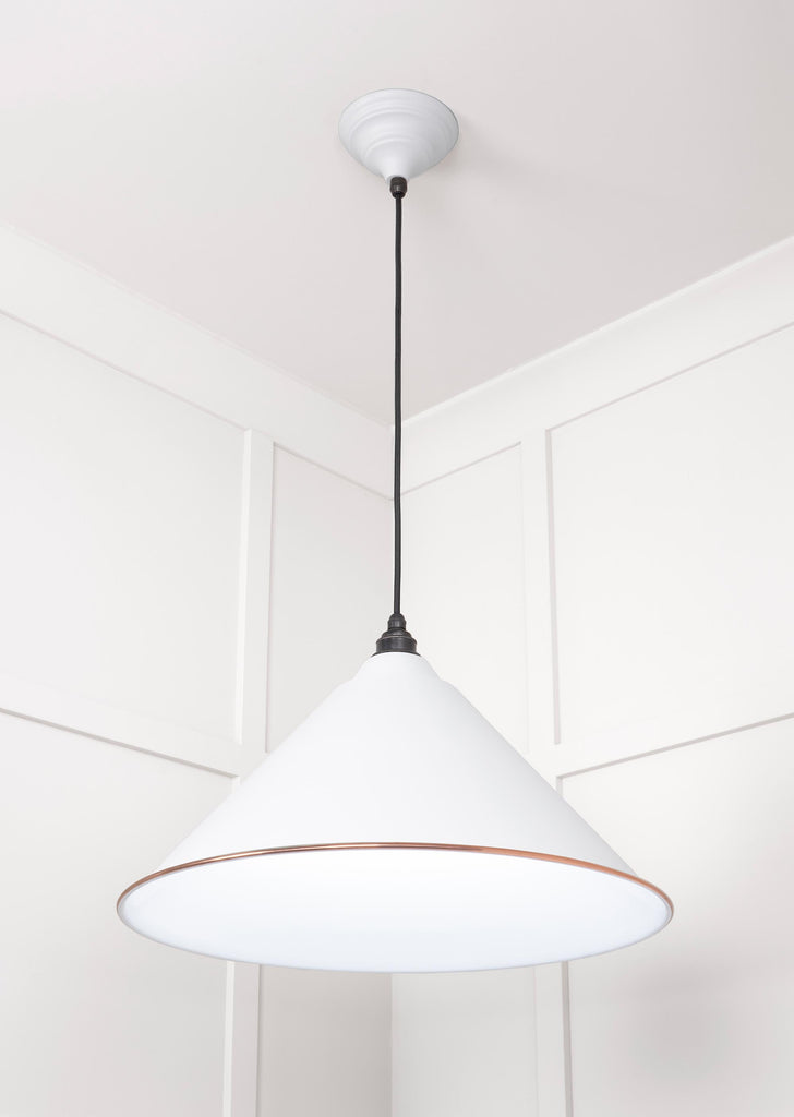 From The Anvil's Accent White Gloss Hockley Pendant