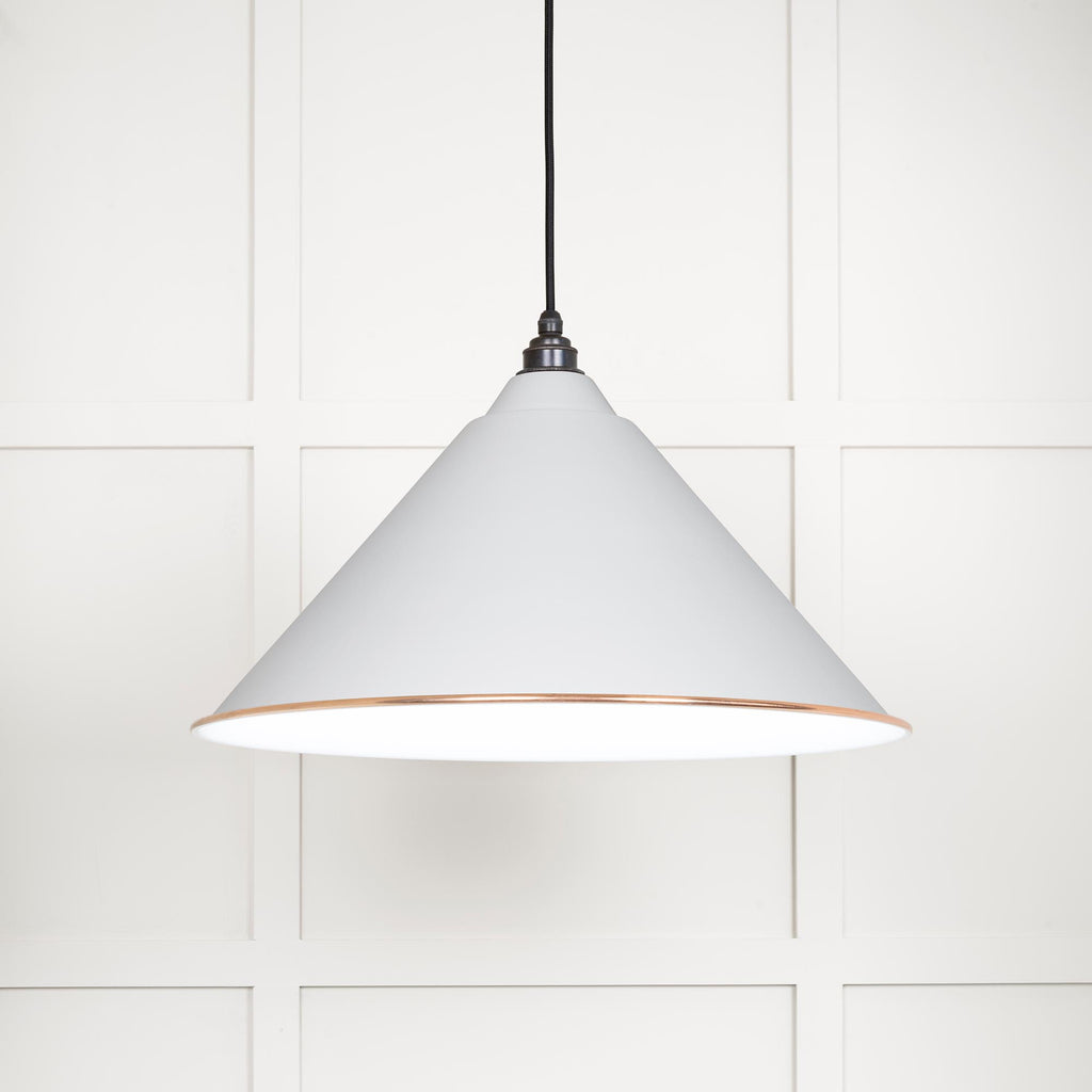 From The Anvil's Accent White Gloss Hockley Pendant