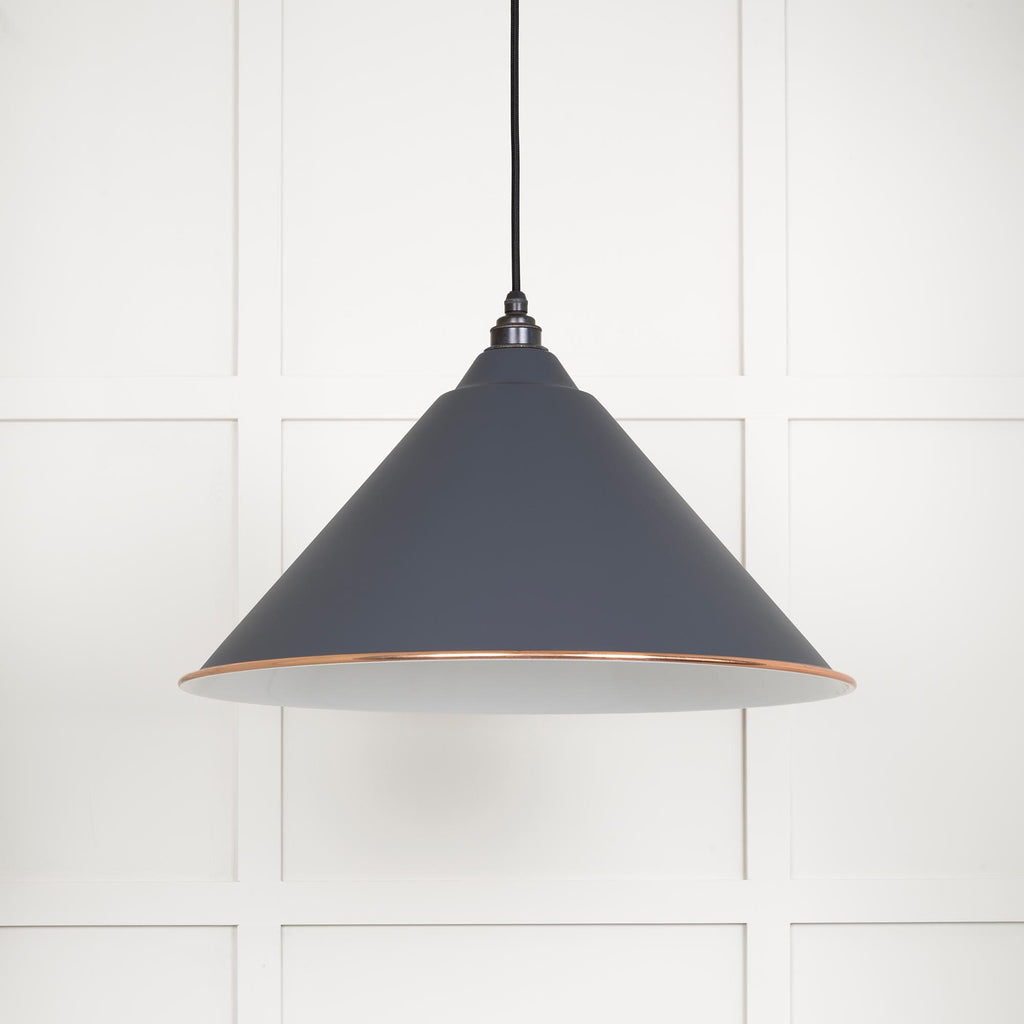 From The Anvil's Accent White Gloss Hockley Pendant