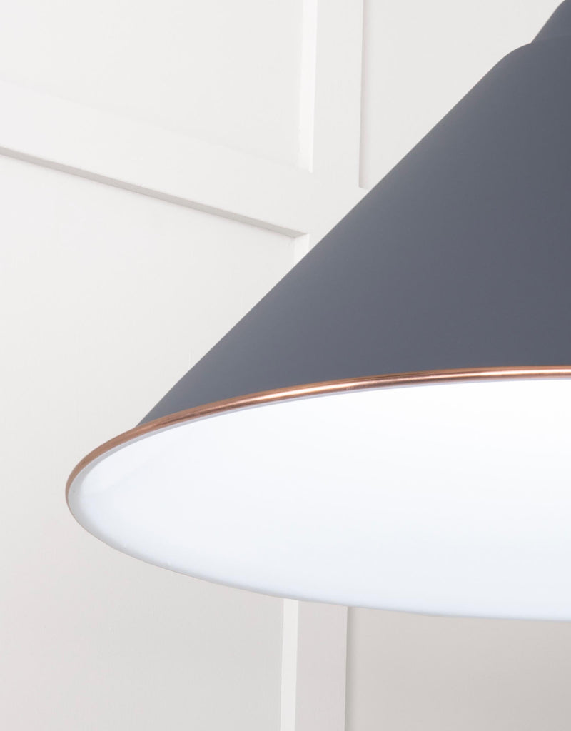 From The Anvil's Accent White Gloss Hockley Pendant