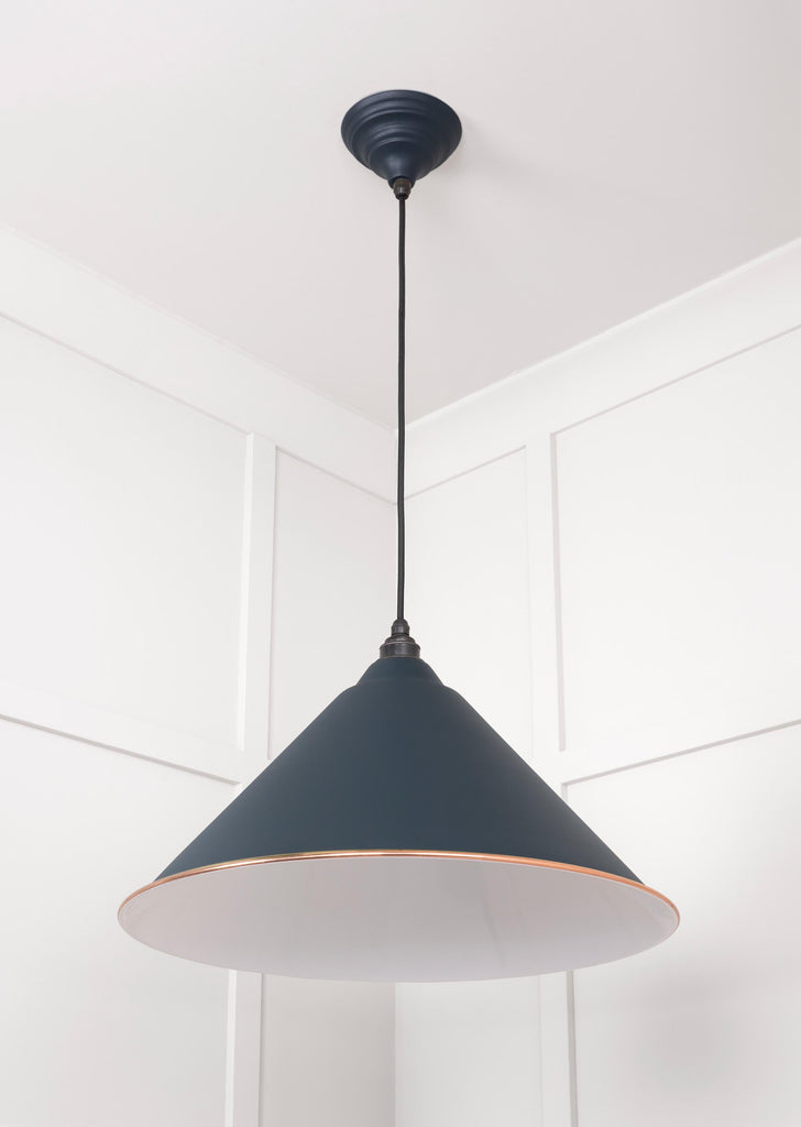 From The Anvil's Accent White Gloss Hockley Pendant