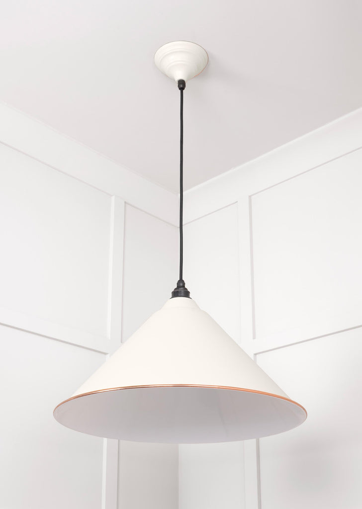 From The Anvil's Accent White Gloss Hockley Pendant