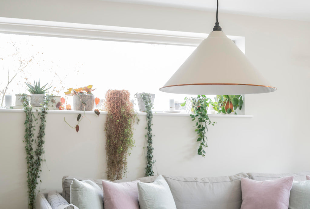 From The Anvil's Accent White Gloss Hockley Pendant