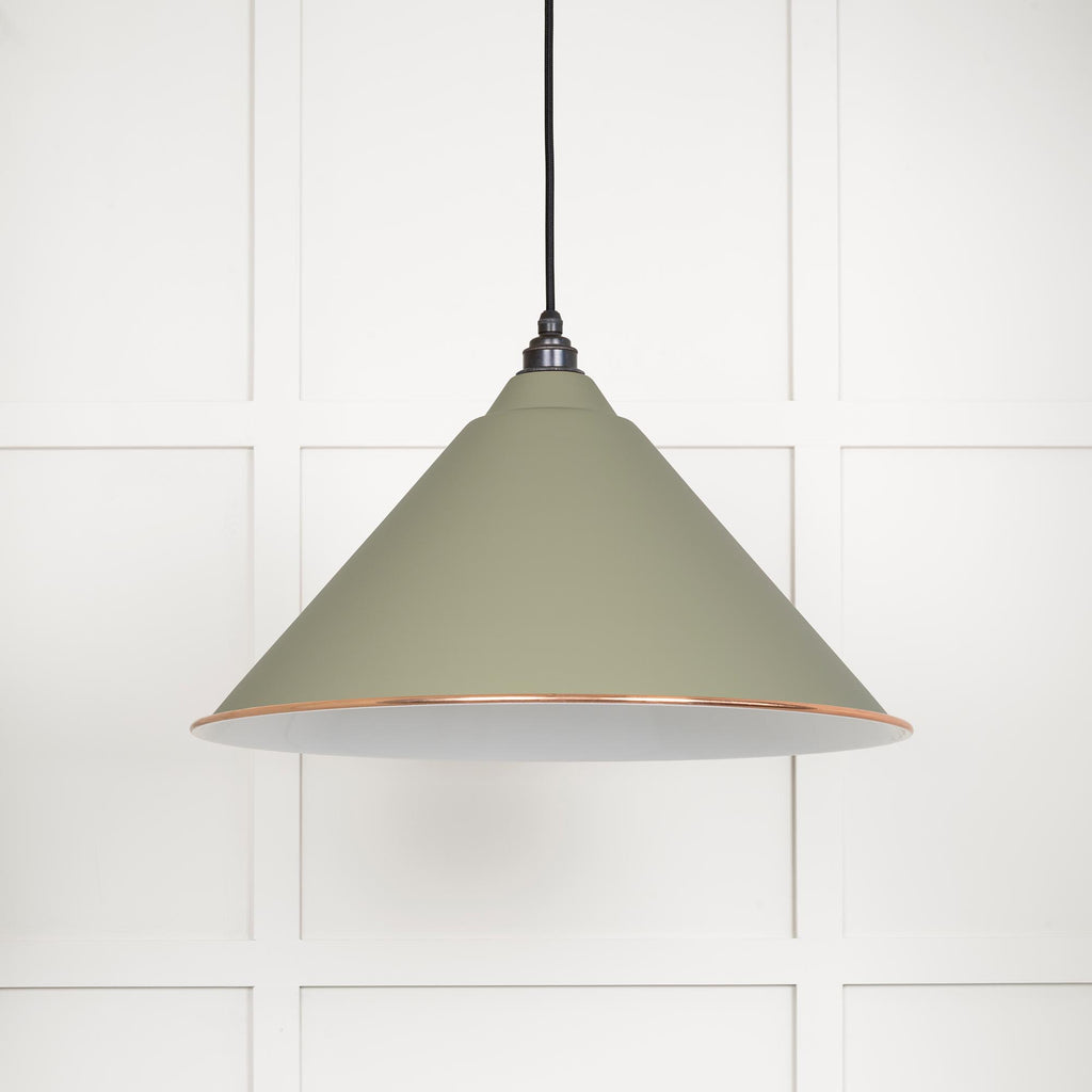 From The Anvil's Accent White Gloss Hockley Pendant