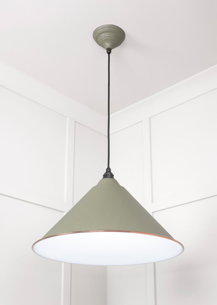 From The Anvil's Accent White Gloss Hockley Pendant