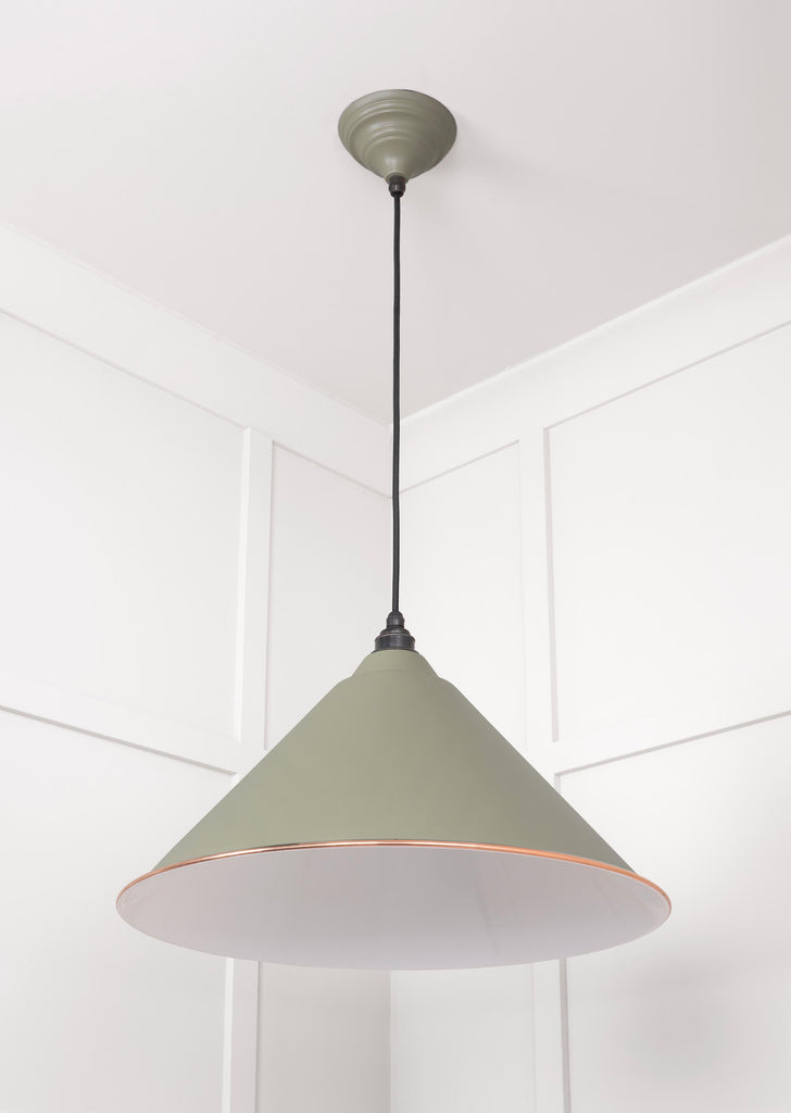 From The Anvil's Accent White Gloss Hockley Pendant