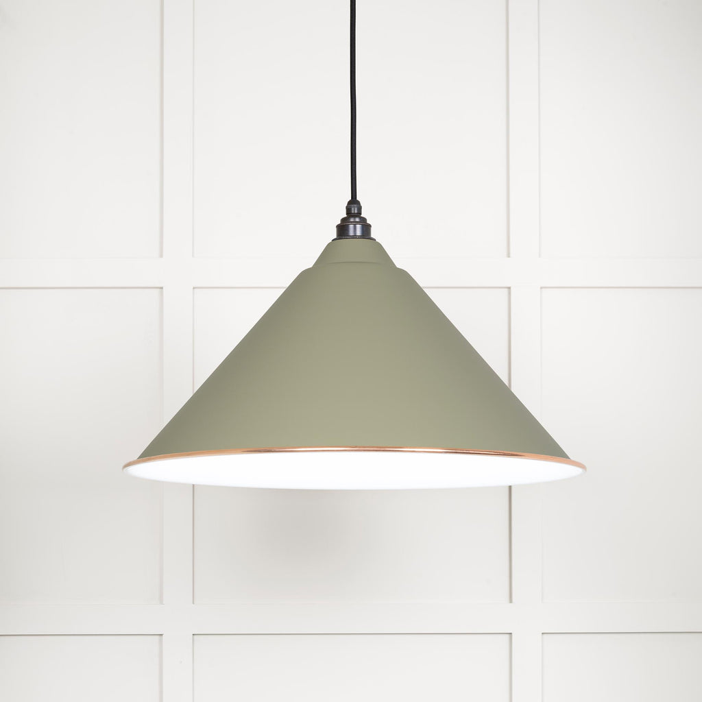 From The Anvil's Accent White Gloss Hockley Pendant