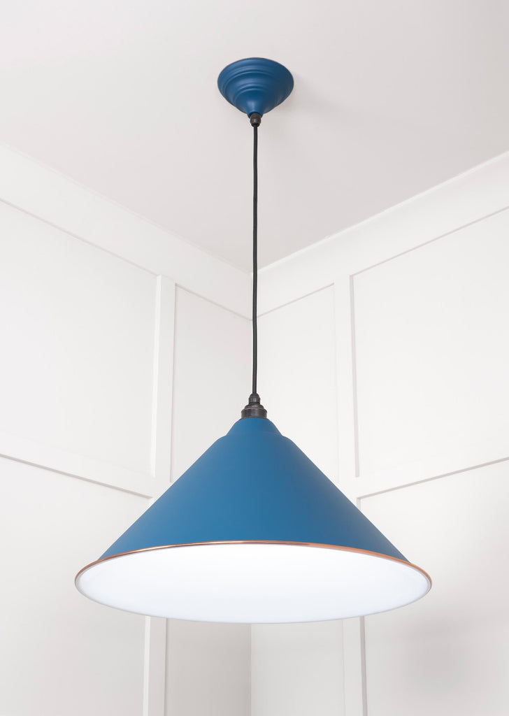 From The Anvil's Accent White Gloss Hockley Pendant