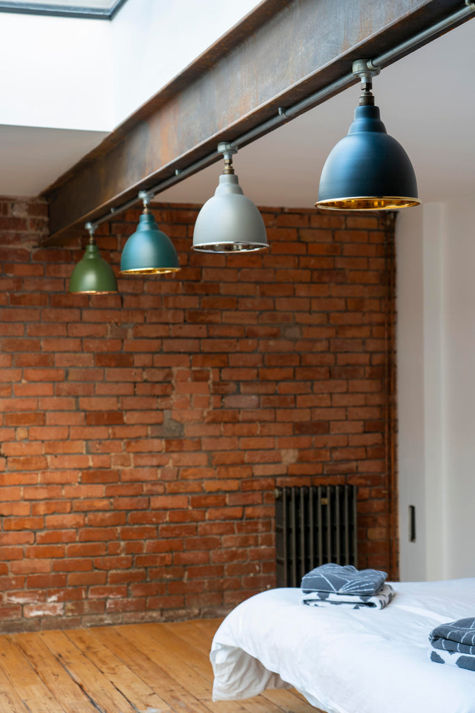 From The Anvil's Smooth Brass Smooth Brass Brindley Pendant