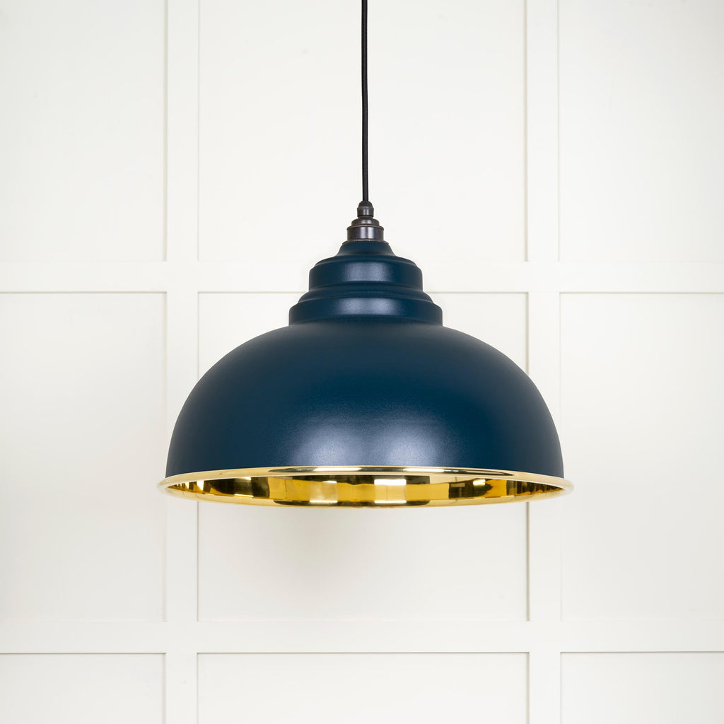 From The Anvil's Smooth Brass Smooth Brass Harborne Pendant