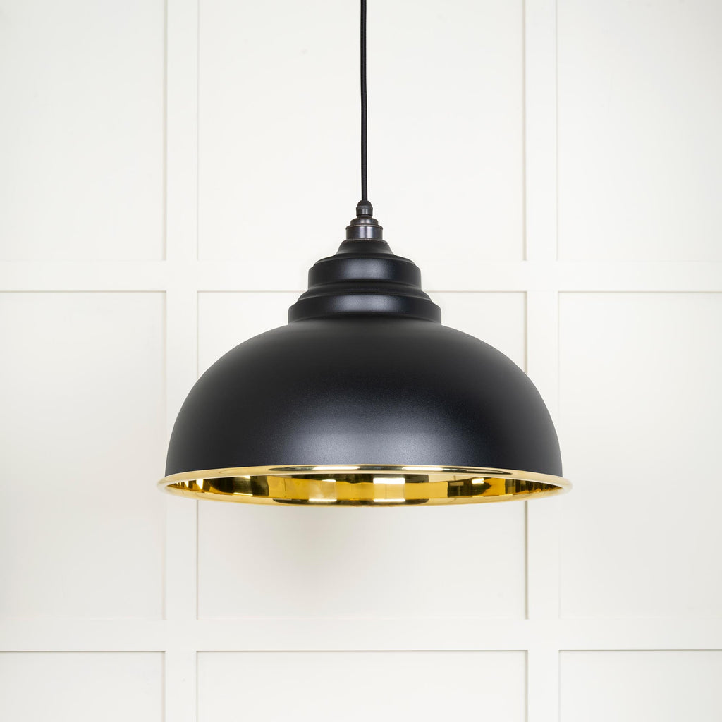 From The Anvil's Smooth Brass Smooth Brass Harborne Pendant