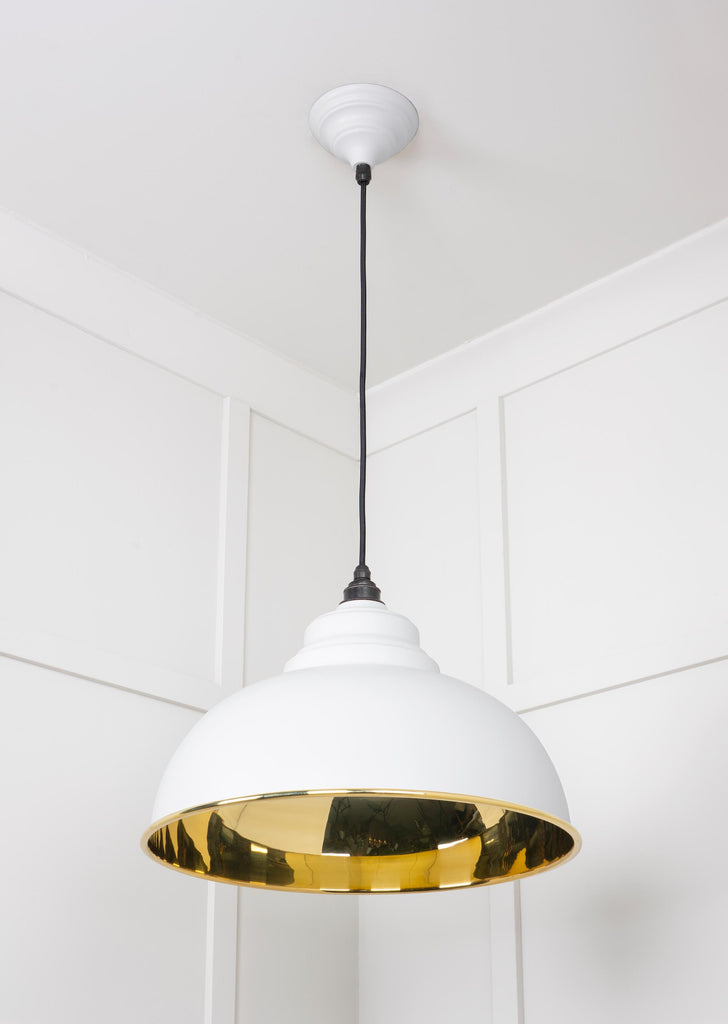 From The Anvil's Smooth Brass Smooth Brass Harborne Pendant