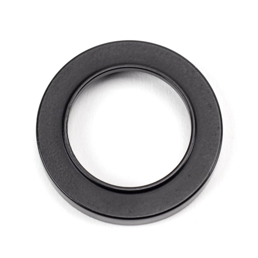 From The Anvil's Matt Black Round Euro Escutcheon