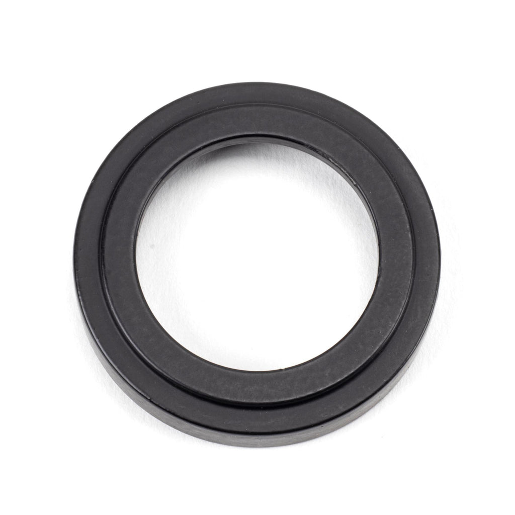 From The Anvil's Matt Black Round Euro Escutcheon