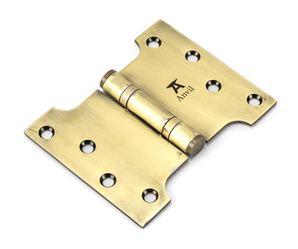 From The Anvil's Aged Brass Parliament Hinges SS (pair)