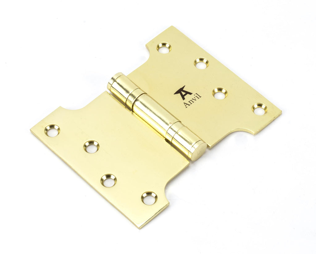 From The Anvil's Polished Brass Parliament Hinges SS (pair)