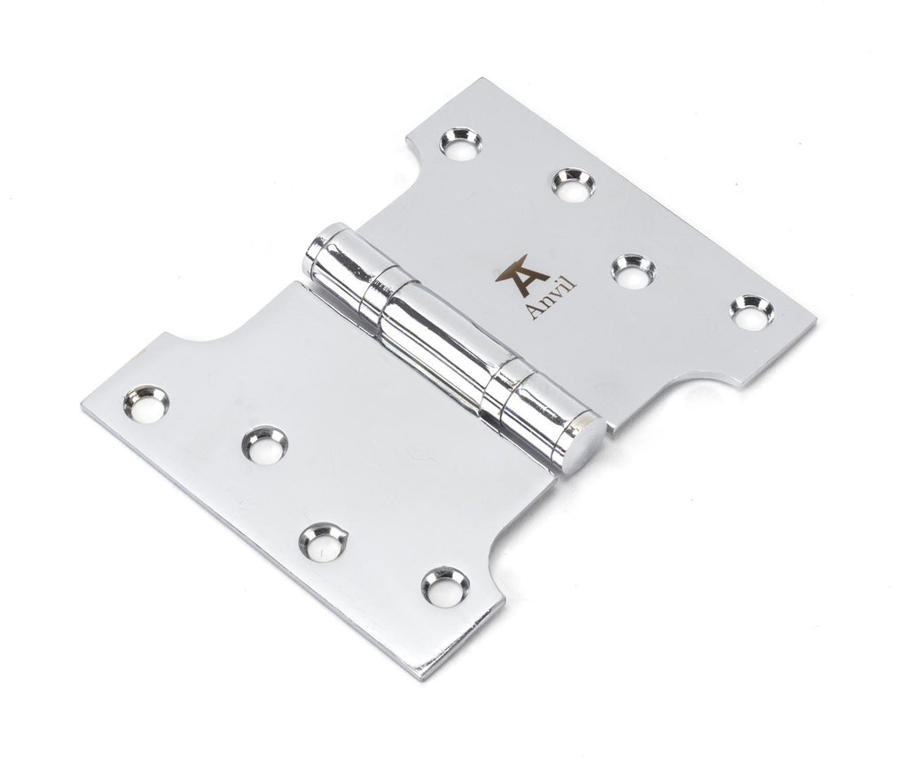 From The Anvil's Polished Chrome Parliament Hinges SS (pair)