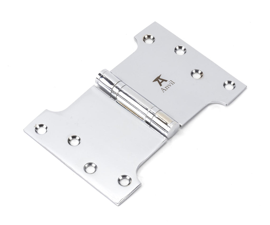 From The Anvil's Polished Chrome Parliament Hinges SS (pair)