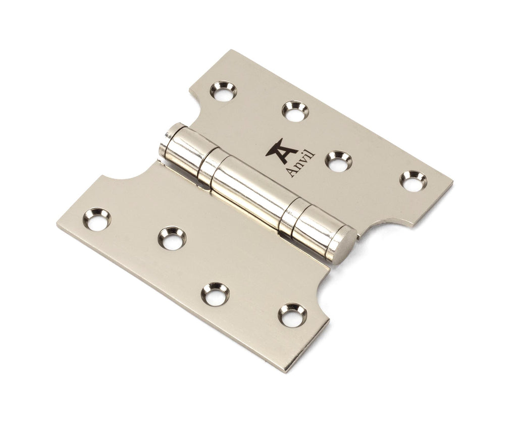 From The Anvil's Polished Nickel Parliament Hinges SS (pair)