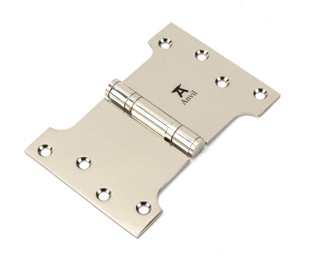 From The Anvil's Polished Nickel Parliament Hinges SS (pair)